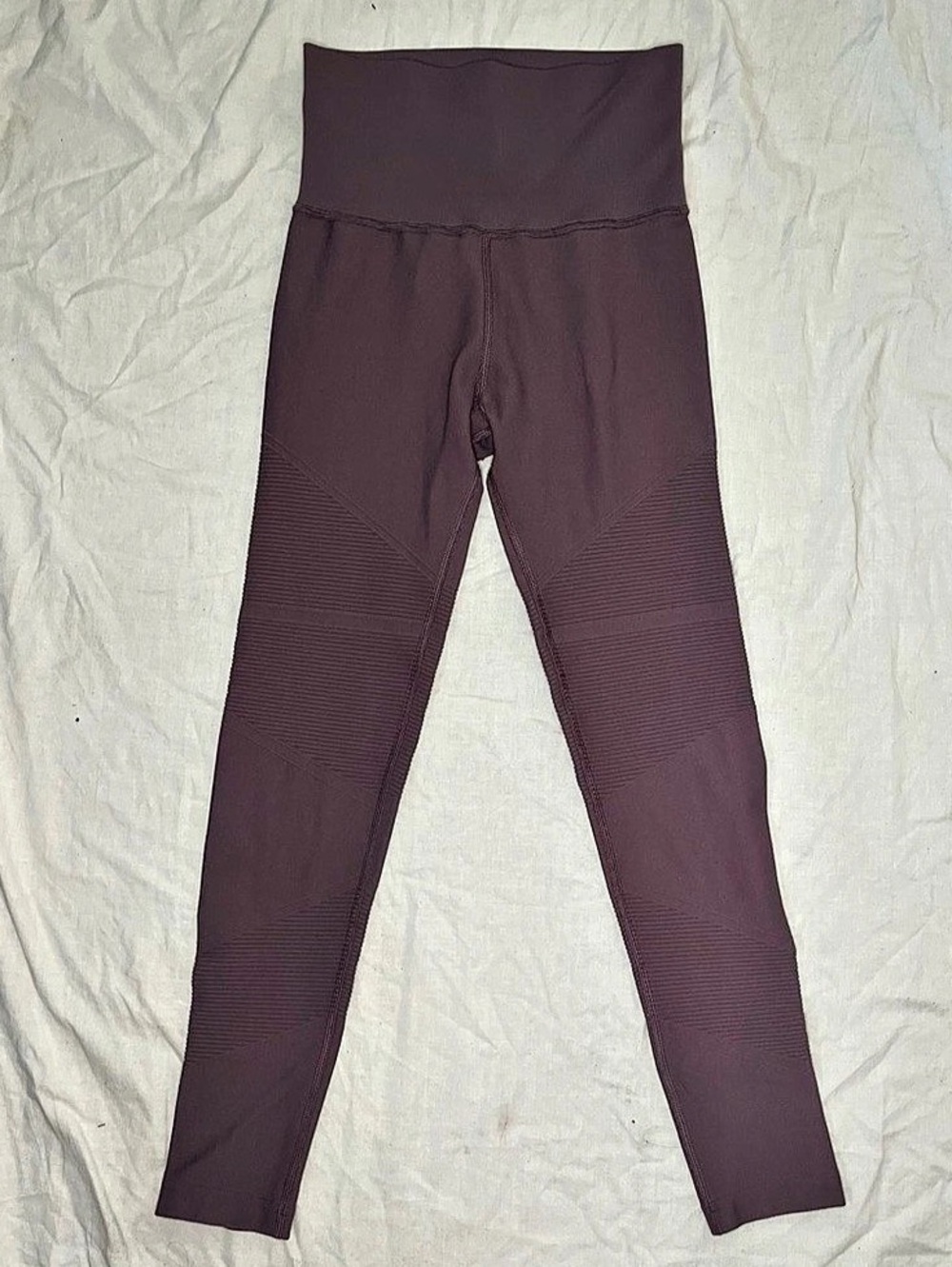 Athleta Aurora Rib 7/8 Tight Leggings in Purple Size XS